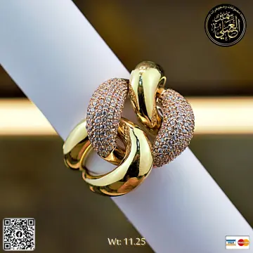 خاتم ذهب عيار 18 من DJM