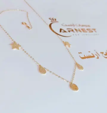 كوليه ذهب عيار 18 من ايطالي Italy