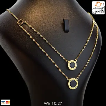 كوليه ذهب عيار 18 من كينج جولد King gold