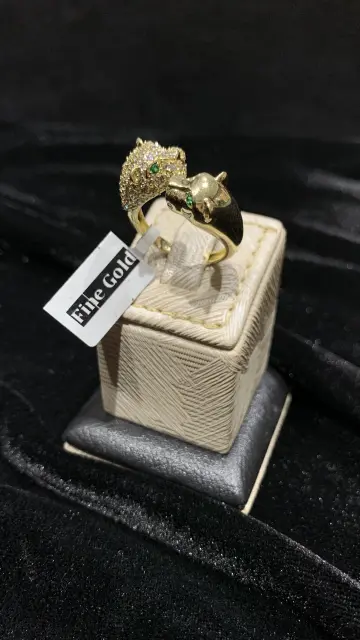 خاتم ذهب عيار 18 من فاين جولد Fine gold