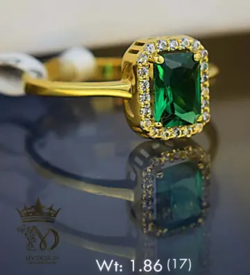 خاتم ذهب عيار 18 من free gold