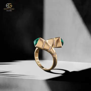 خاتم ذهب عيار 18 من ايجيبت جولد Egypt gold