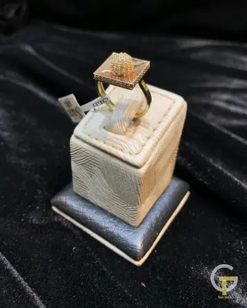 خاتم ذهب عيار 18 من Sun Gold
