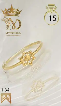 خاتم ذهب عيار 18 من My design