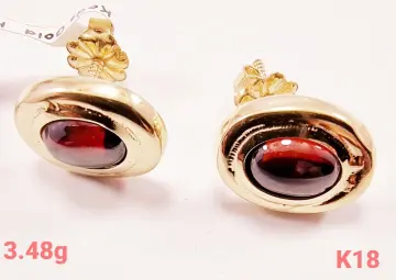 حلق ذهب عيار 18 من كينج جولد King gold