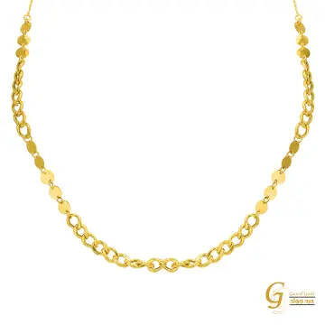 كوليه ذهب عيار 18 من جيد جولد Gaied Gold