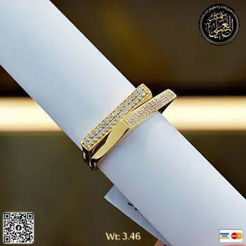 خاتم ذهب عيار 18 من DJM