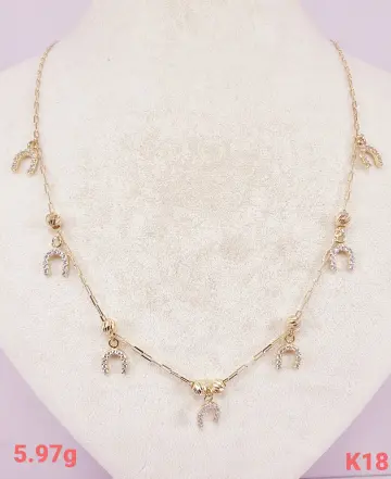 كوليه ذهب عيار 18 من كينج جولد King gold