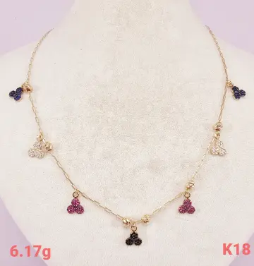 كوليه ذهب عيار 18 من كينج جولد King gold