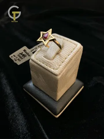 خاتم ذهب عيار 18 من ماستر جولد Master gold