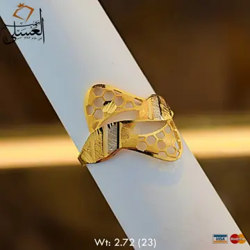 خاتم ذهب عيار 21