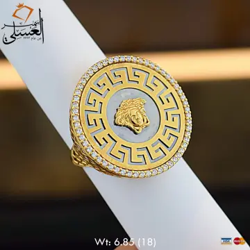 خاتم ذهب عيار 18 من كينج جولد King gold