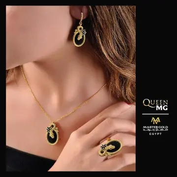 نصف طقم ذهب عيار 18 من ماستر جولد Master gold