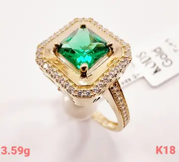 خاتم ذهب عيار 18 من كينج جولد King gold