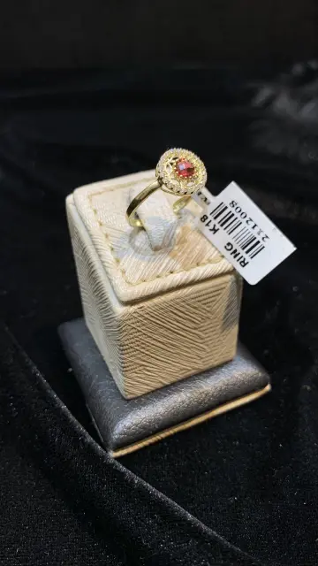 خاتم ذهب عيار 18 من فاين جولد Fine gold