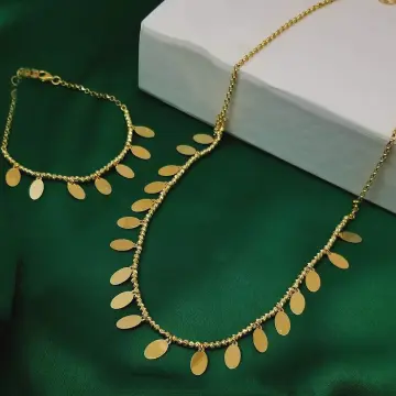 نصف طقم ذهب عيار 18 من سليمة جولد Selema gold