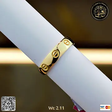 خاتم ذهب عيار 18 من DJM