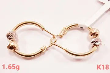 حلق ذهب عيار 18