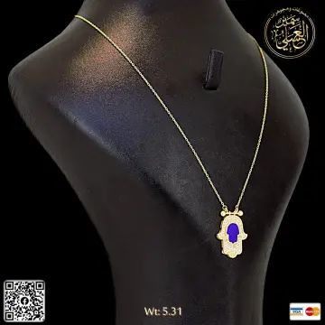 كوليه ذهب عيار 18 من DJM