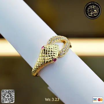 خاتم ذهب عيار 18 من DJM