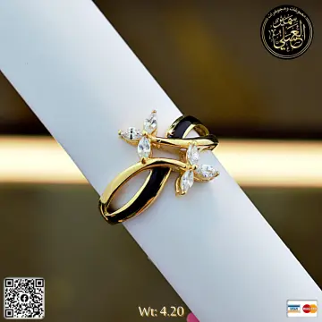 خاتم ذهب عيار 18 من DJM
