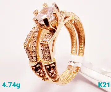 محبس ذهب عيار 21 من كيرمينا Kirmena