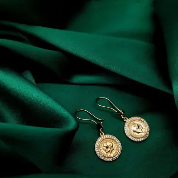 حلق ذهب عيار 21 من سليمة جولد Selema gold