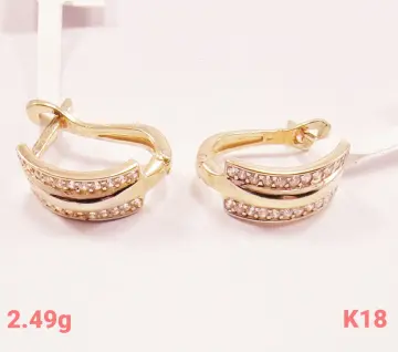 حلق ذهب عيار 18 من رويال Royal