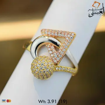 خاتم ذهب عيار 18 من فرى جولد free gold