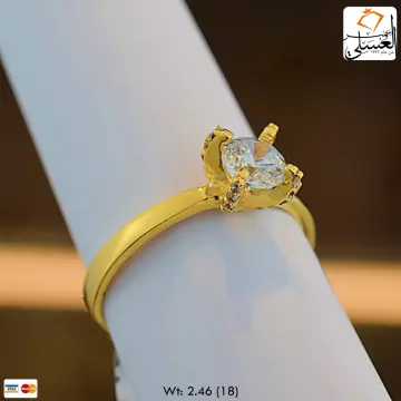 محبس ذهب عيار 18 من كرسيفا جولد