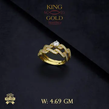 توينز ذهب عيار 18 من كينج جولد King gold