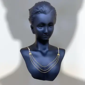 كوليه ذهب عيار 18 من جلو جولد Glow Gold