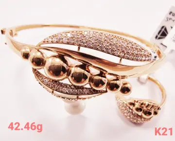 نصف طقم ذهب عيار 21 من كيرمينا Kirmena