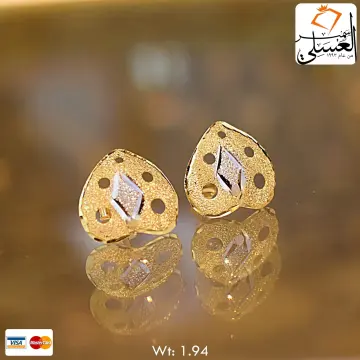 حلق ذهب عيار 18