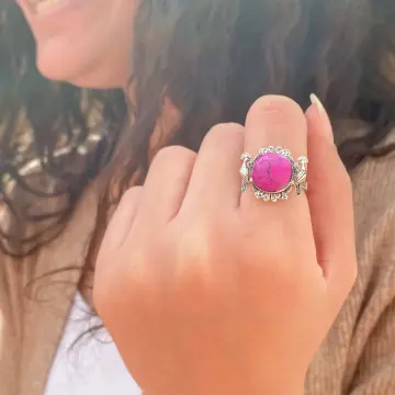 خاتم حريمى فضة عيار 925