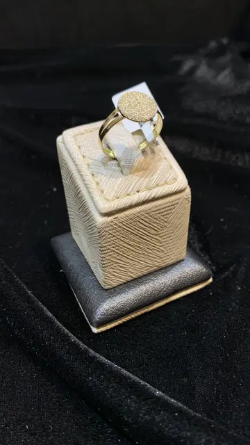خاتم ذهب عيار 18 من فاين جولد Fine gold