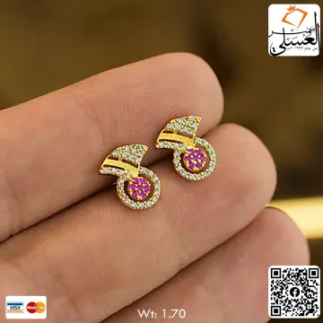 حلق اطفال ذهب عيار 18