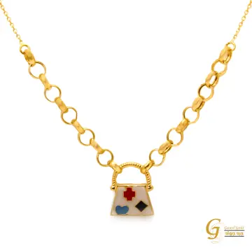 كوليه ذهب عيار 18 من جيد جولد Gaied Gold