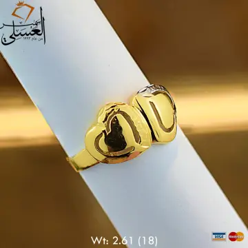 خاتم ذهب عيار 18 من كرسيفا جولد