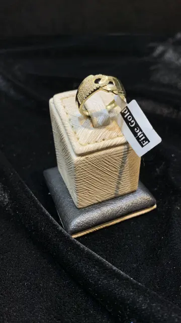 خاتم ذهب عيار 18 من فاين جولد Fine gold