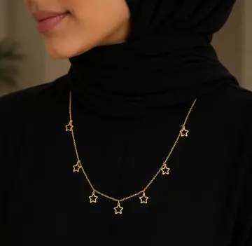 كوليه ذهب عيار 18 من egy