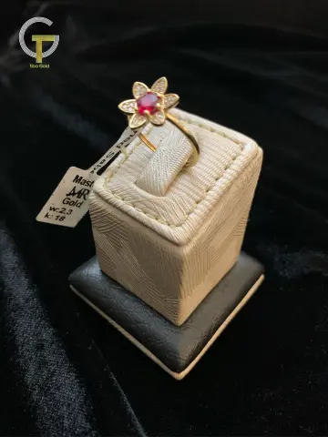 خاتم ذهب عيار 18 من ماستر جولد Master gold