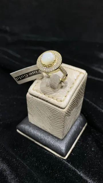 خاتم ذهب عيار 18 من فاين جولد Fine gold