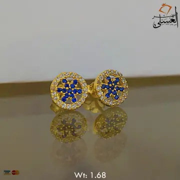 حلق ذهب عيار 18