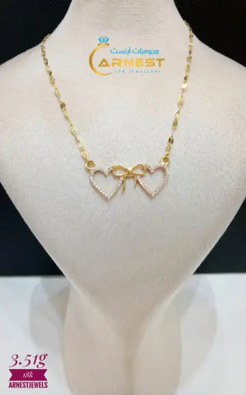 كوليه ذهب عيار 18 من كينج جولد King gold