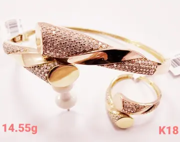 نصف طقم ذهب عيار 18 من رويال Royal