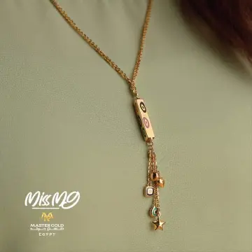 كوليه ذهب عيار 18 من ماستر جولد Master gold