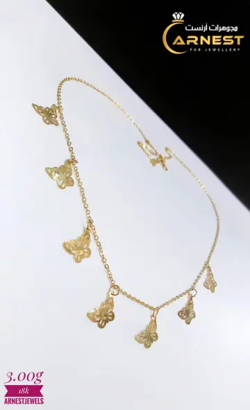 كوليه ذهب عيار 18 من كينج جولد King gold