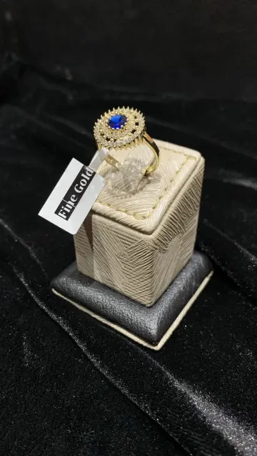 خاتم ذهب عيار 18 من فاين جولد Fine gold