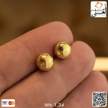 حلق اطفال ذهب عيار 18